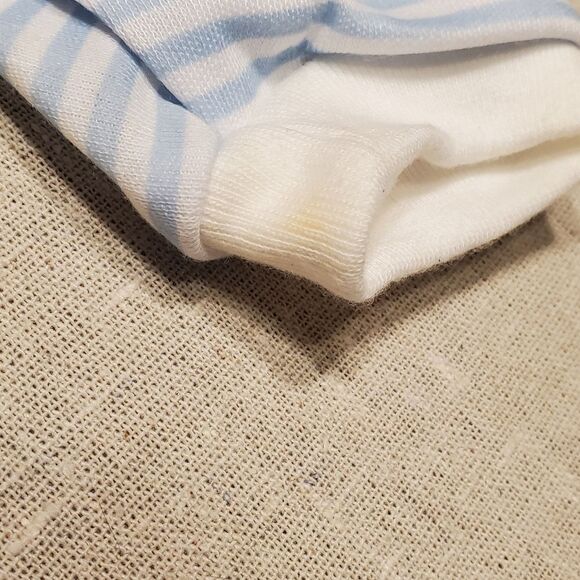 Middleton Reborn Baby Doll Blue Striped One Piece Doll Clothes - Picture 8 of 8